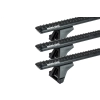 Rhino Rack JC-05260 Sportz RLTF Black 3 Bar Roof Rack for LDV V80 2dr LWB Mid Roof with Bare Roof (2013 onwards) - Factory Point Mount