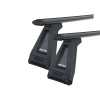Rhino Rack JA2497 Vortex RL210 Black 2 Bar Roof Rack for MITSUBISHI Walkthrough 2dr Van with Rain Gutter (1994 onwards)