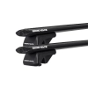 Rhino Rack JA2270 Vortex SX Black 2 Bar Roof Rack for Volkswagen Tiguan 5dr SUV with Raised Roof Rail (2024 onwards) - Raised Rail Mount