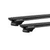 Rhino Rack JC-03971 Sportz SX Black 2 Bar Roof Rack for Holden Trax TJ 5dr SUV with Raised Roof Rail (2013 to 2020) - Raised Rail Mount
