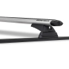 Rhino Rack JB0021 Vortex RCL Trackmount Silver 2 Bar Roof Rack for Mitsubishi Starwagon WA 5dr Wagon with Rain Gutter (1994 to 2003) - Track Mount