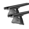 Yakima TrimHD Thru bar Black 2 Bar Roof Rack for RAM 1500 Crew Cab DS/Classic 4dr Ute with Bare Roof (2013 onwards)