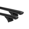 Rhino Rack JC-04673 Sportz RX300H Black 2 Bar Roof Rack for Isuzu D-Max LS-M/LS-U/SX 4dr Ute with Bare Roof (2020 onwards) - Factory Point Mount