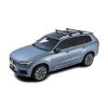 Rhino Rack JB1646 Vortex SX Black 2 Bar Roof Rack for Volvo XC90 5dr SUV with Raised Roof Rail (2015 onwards) - Flush Rail Mount