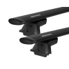 Yakima JetStream Thru bar Black 2 Bar Roof Rack for LDV D90 5dr SUV with Factory Mounting Point (2017 onwards)