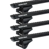 Rhino Rack JC-05082 Sportz RLTP Black 4 Bar Roof Rack for Renault Master X62 4dr LWB High Roof with Factory Mounting Point (2011 onwards) - Factory Point Mount