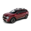 Rhino Rack JC-02136 Vortex RX200-4 Black 2 Bar Roof Rack for Kia Sportage QL 5dr SUV with Raised Roof Rail (2015 to 2022) - Raised Rail Mount