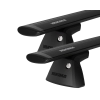 Yakima JetStream BaseLine Black 2 Bar Roof Rack for RAM 1500 4dr Ute with Bare Roof (2019 onwards) - Clamp Mount