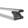 Rhino Rack JA2445 Vortex RLTF Silver 2 Bar Roof Rack for Holden Commodore VT-VZ 5dr Wagon with Rain Gutter (1997 to 2007) - Factory Point Mount