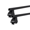 Rhino Rack JA0193 Heavy Duty 2500 Black 2 Bar Roof Rack for AUDI Q7/SQ7 5dr SUV with Bare Roof (2006 to 2015)