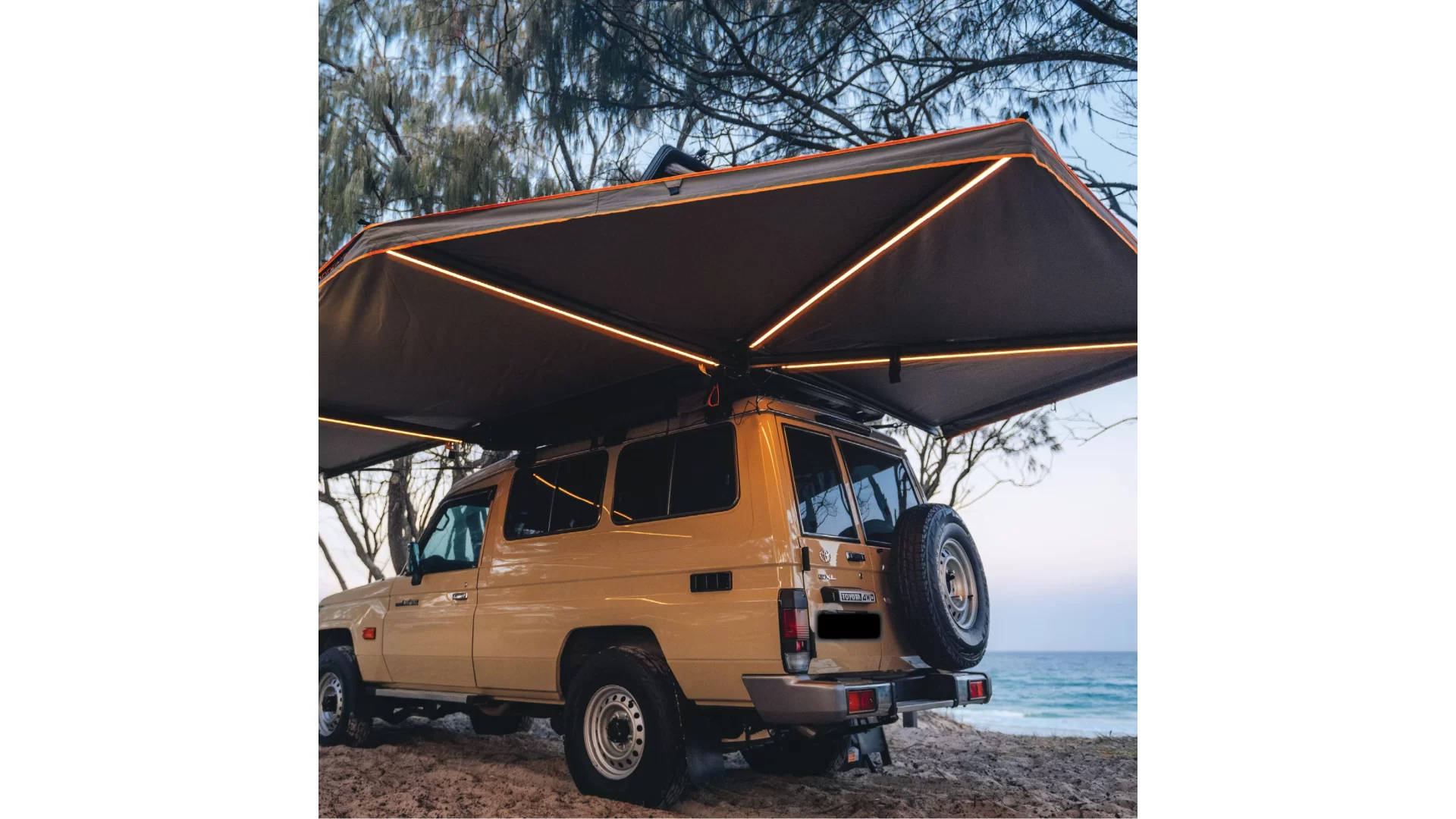 Darche 270 Freestanding LED Awning (Left) - T050801740 - View 3