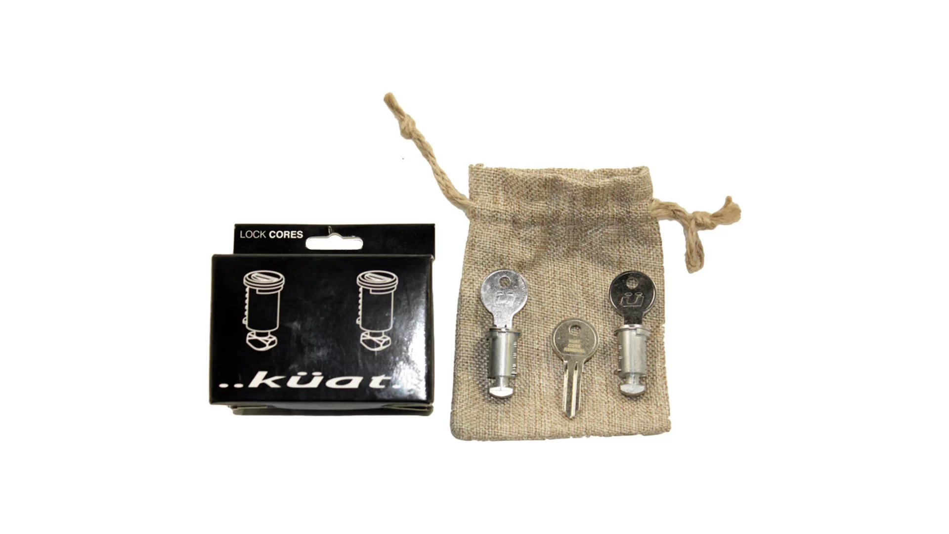 Kuat 2 Lock Cores for Kuat System - Includes Keys & 1x core removal tool Key Number:107 (LOCO-107)
