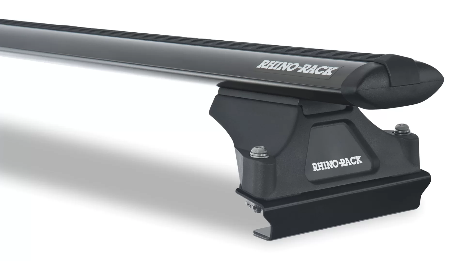 Rhino Rack JA2757 Vortex RLTP Black 2 Bar Roof Rack for Mercedes Benz Vito W639 4dr SWB/LWB Low Roof with Factory Mounting Point (2003 to 2014) - Factory Point Mount