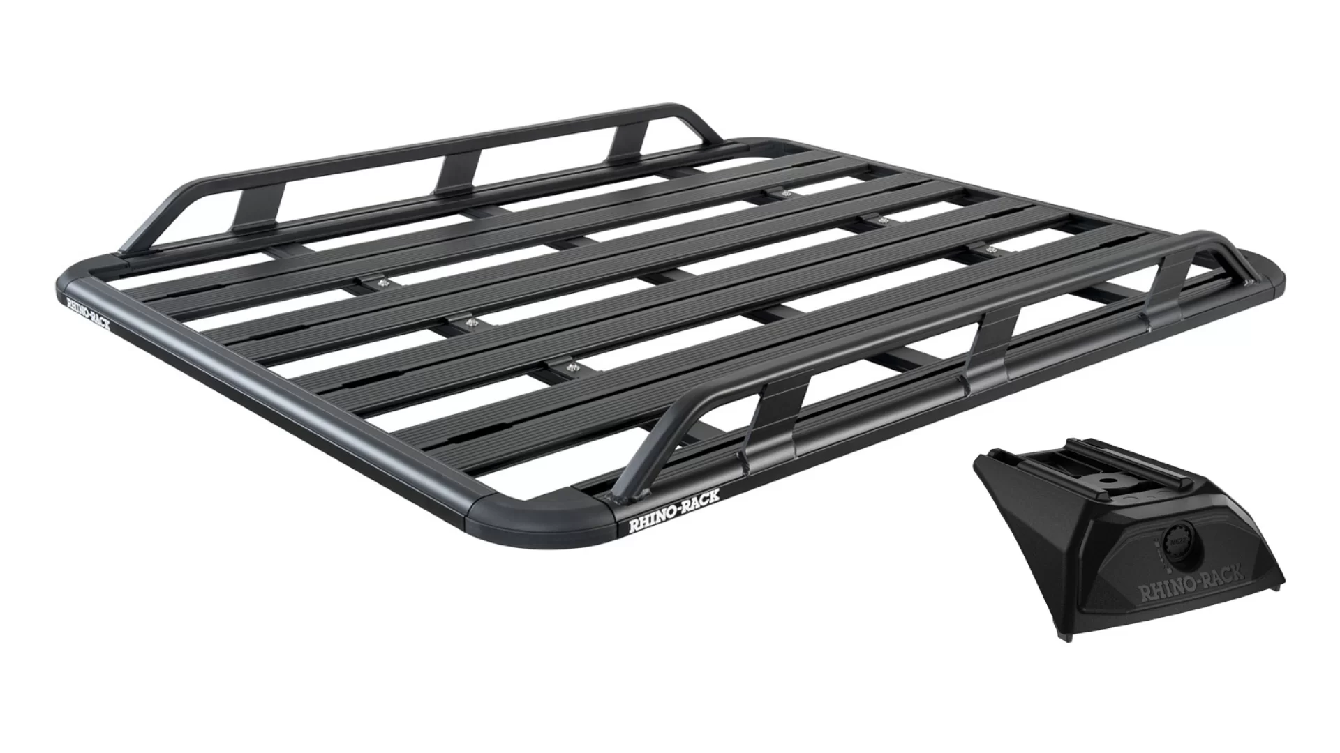 Rhino Rack JC-02872 Pioneer Tradie (1528mm x 1236mm) for Dodge Nitro 5dr SUV with Flush Roof Rail (2007 to 2011) - Factory Point Mount