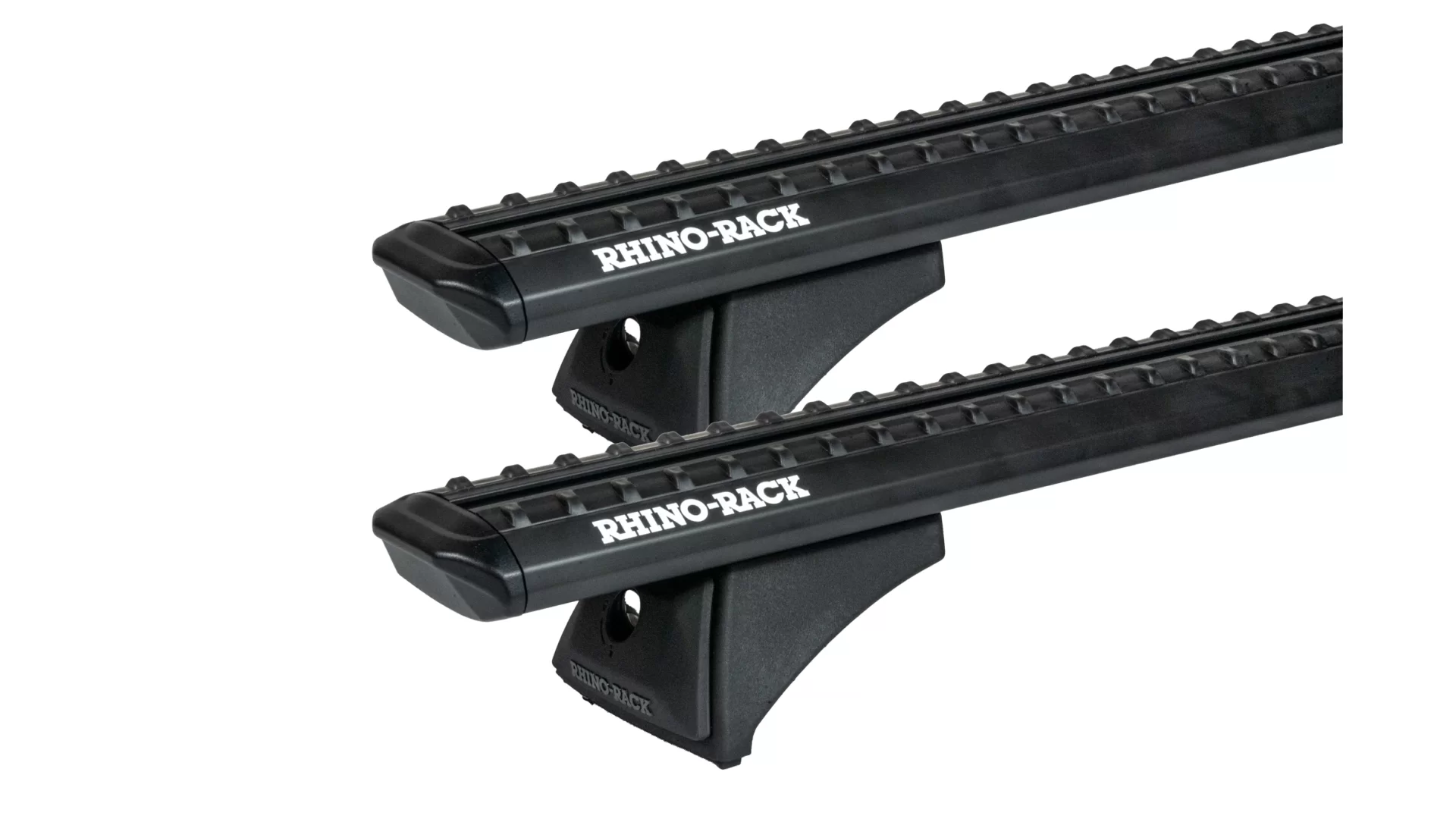 Rhino Rack JC-04016 Sportz RCH Black 2 Bar Roof Rack for Ford Territory SX-SZ 5dr SUV with Flush Roof Rail (2004 to 2016) - Factory Point Mount