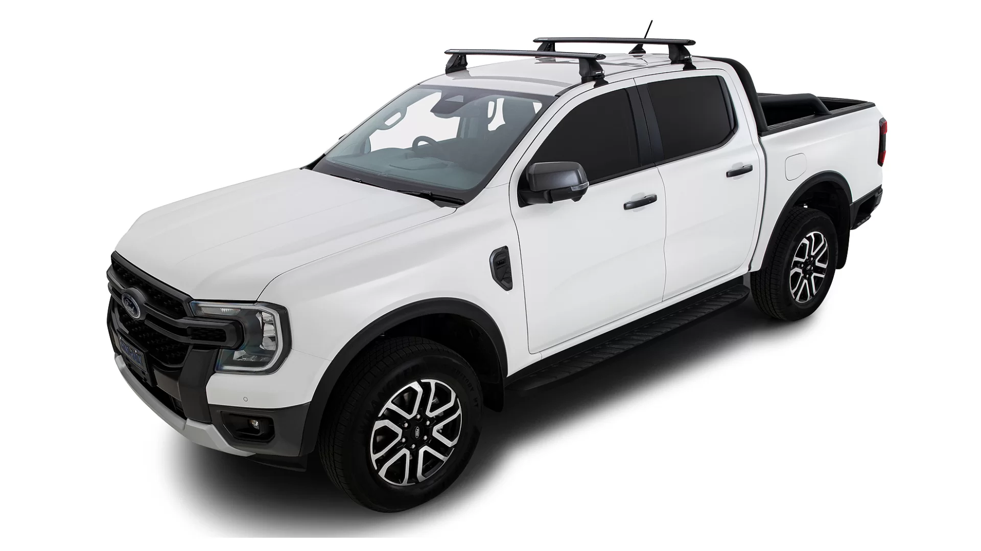 Rhino Rack JC-01533 - Vortex 2500 Black 2 Bar Roof Rack for FORD Ranger 4dr 4dr Ute from 2022