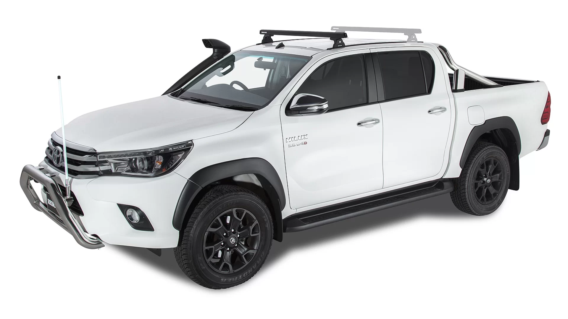 Heavy Duty RLT600 Black 1 Bar Roof Rack | Rhino-Rack