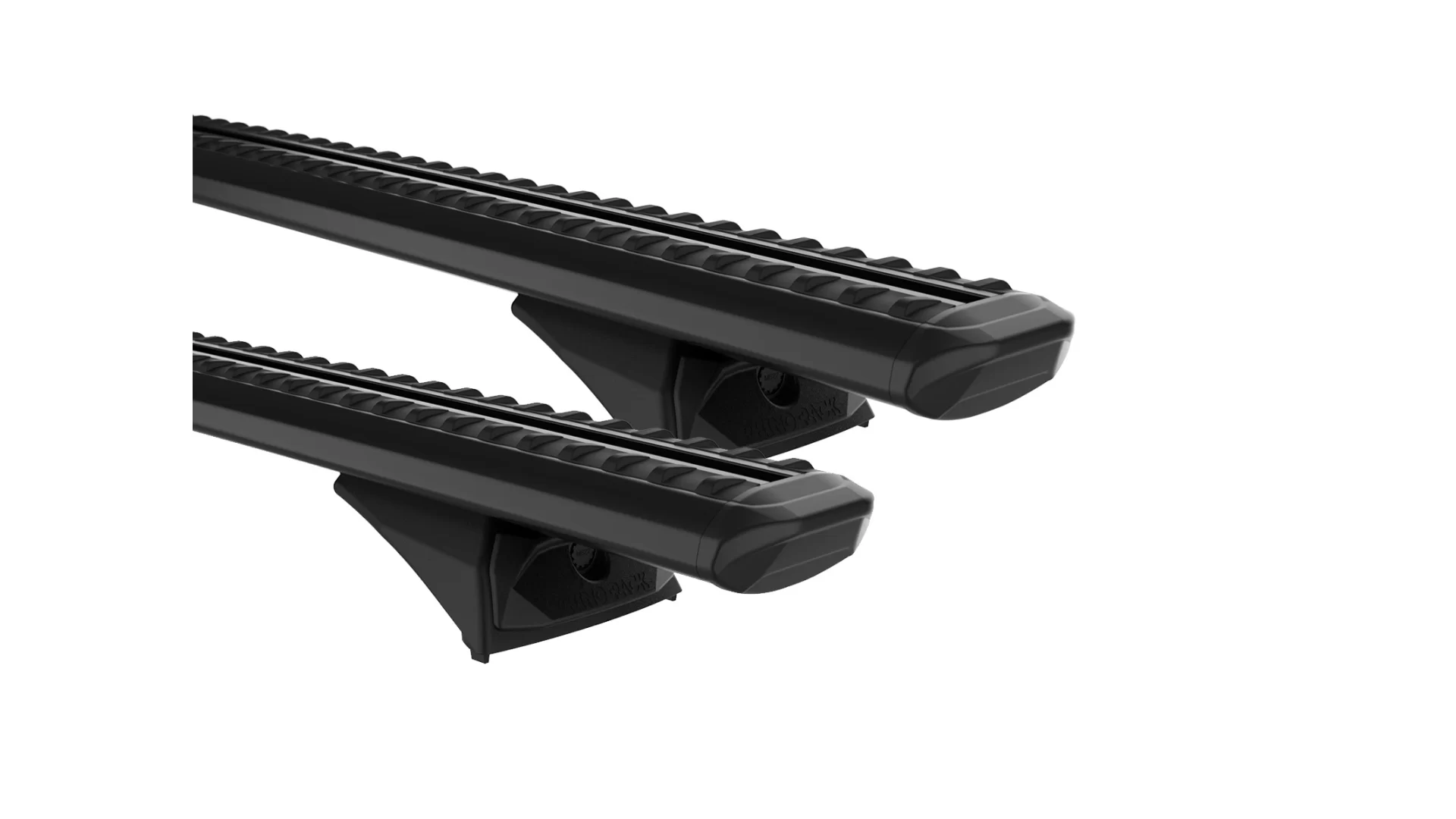Rhino Rack JC-05008 Sportz RX300L Black 2 Bar Roof Rack for LDV D90 5dr SUV with Flush Roof Rail (2017 onwards) - Factory Point Mount