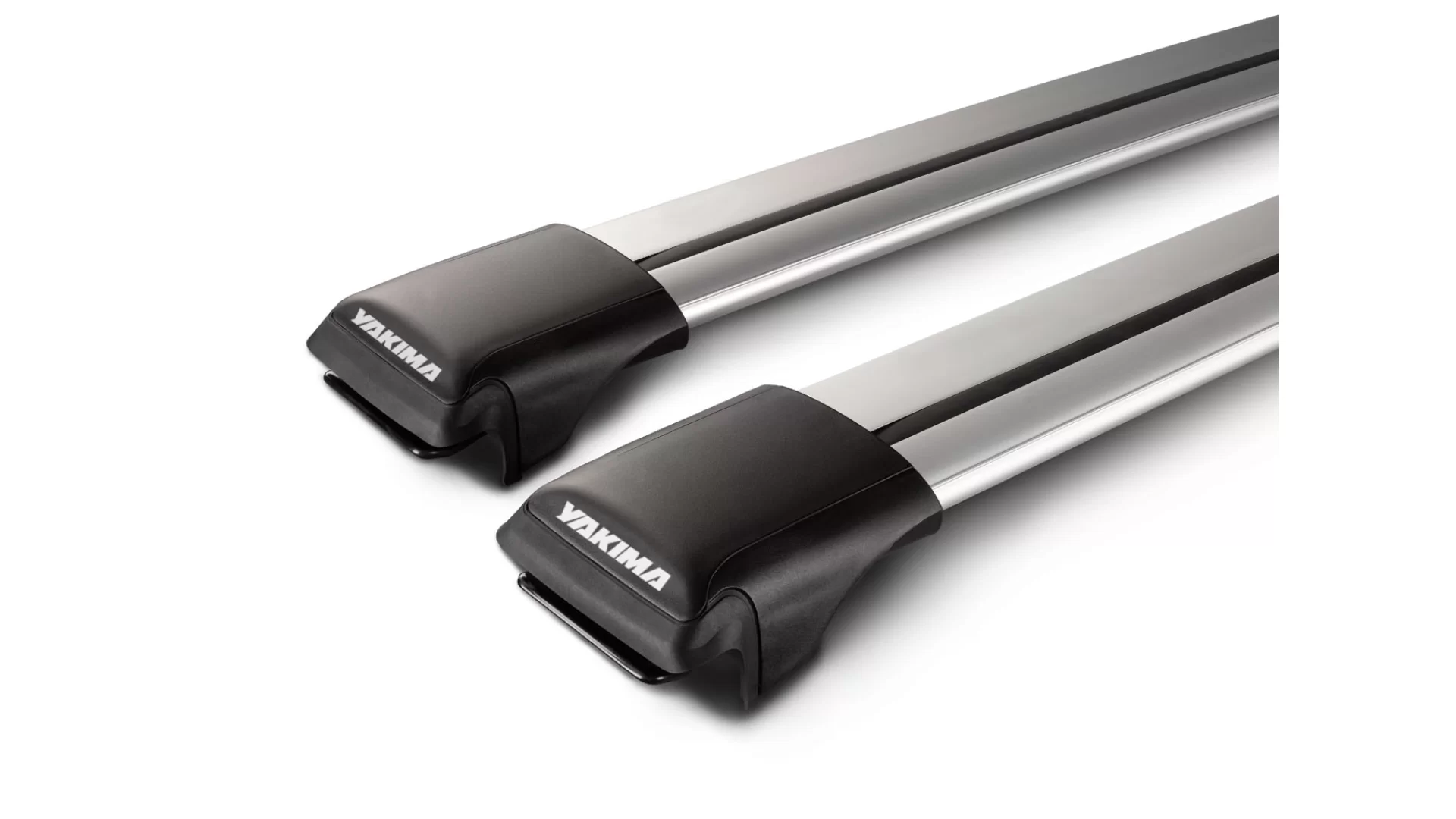 Yakima Aero RailBar Silver 2 Bar Roof Rack for Great Wall Cannon 4dr Ute with Raised Roof Rail (2020 onwards) - Raised Rail Mount