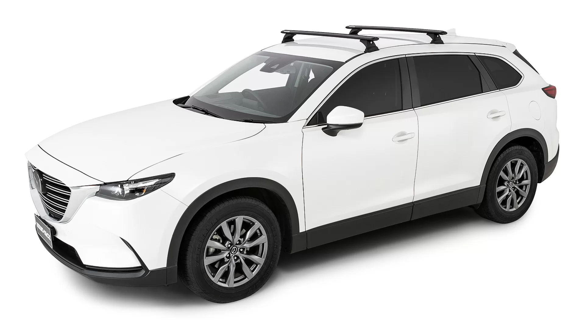 Rhino Rack JB0800 - Vortex RCH Black 2 Bar Roof Rack for MAZDA CX-9 5dr SUV from 2016