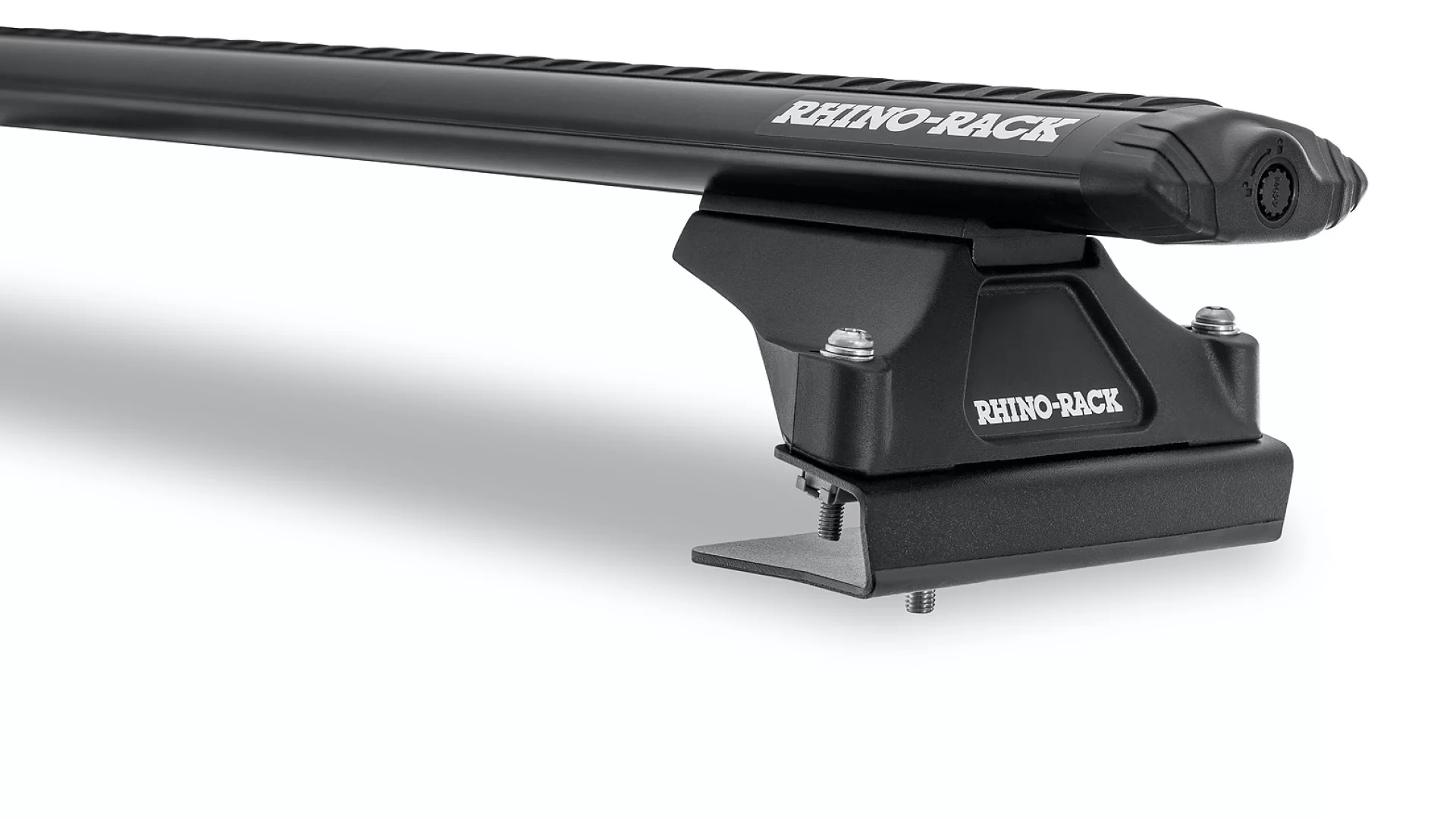Rhino Rack JA5417 Vortex RLTP Black 3 Bar Roof Rack for Ford Transit Custom 4dr SWB Low Roof with Factory Mounting Point (2024 onwards) - Factory Point Mount