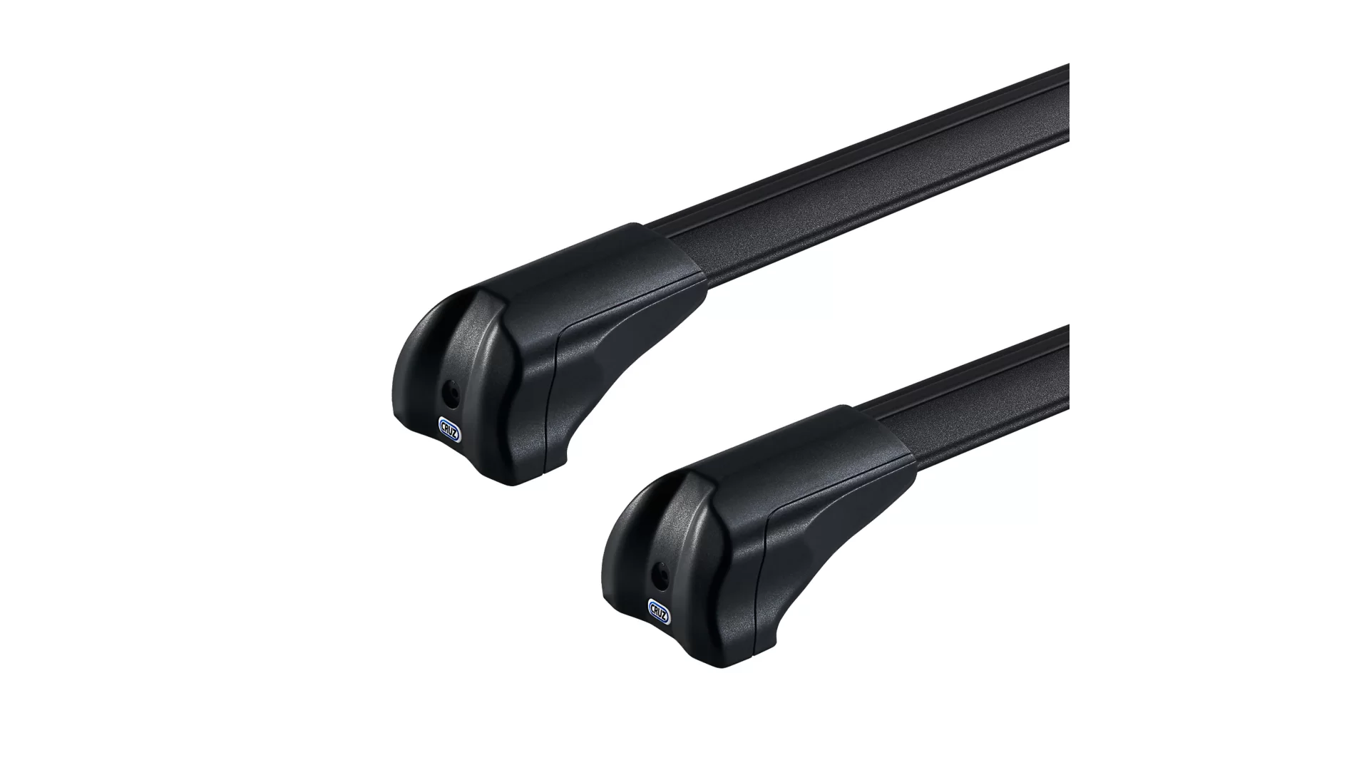 CRUZ Airo Fuse Black 2 Bar Roof Rack for MG EHS PHEV 5dr SUV with Flush Roof Rail (2018 onwards) - Flush Rail Mount