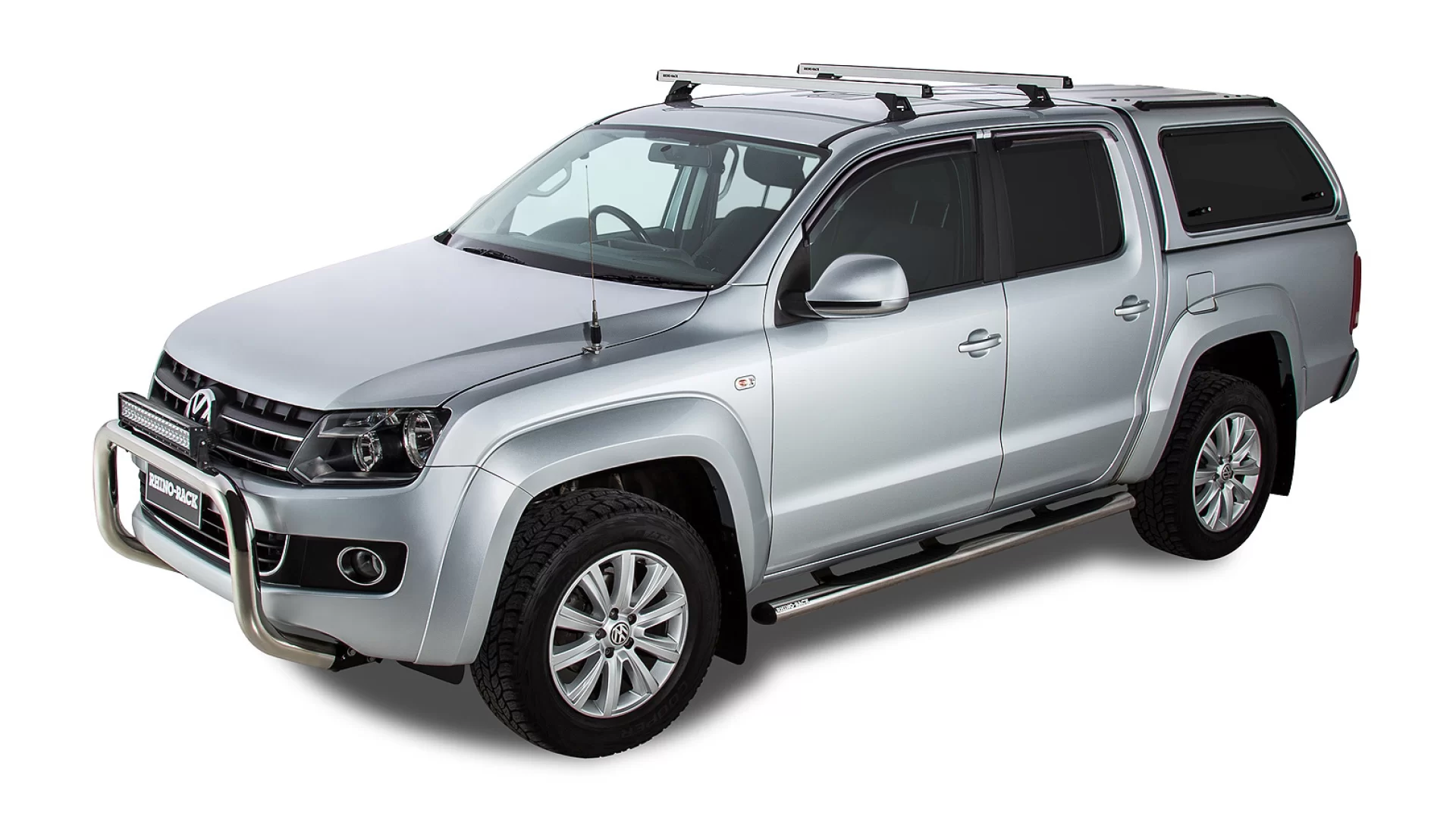 Heavy Duty RCH Silver 2 Bar Roof Rack | Rhino-Rack