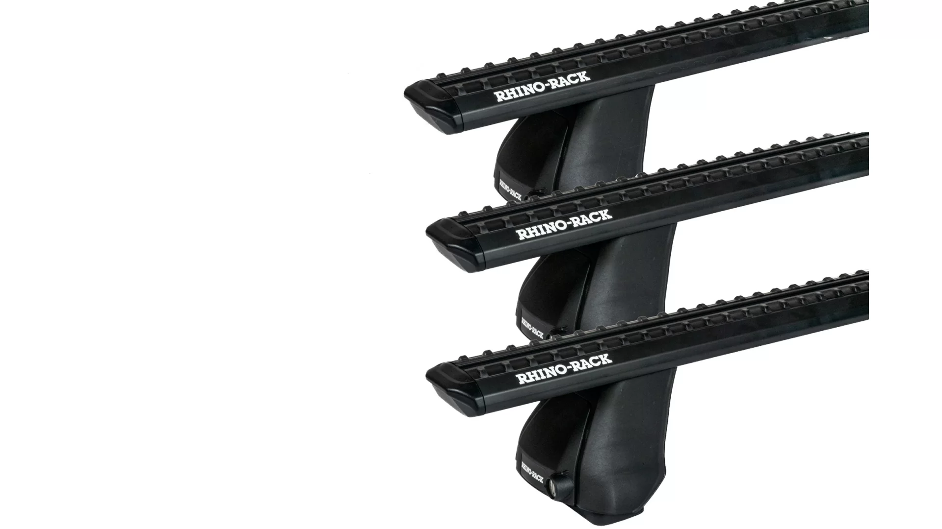 Rhino Rack JC-04875 Sportz 2500 Black 3 Bar Roof Rack for Nissan Elgrand E50 5dr Van with Bare Roof (1997 to 2002) - Clamp Mount