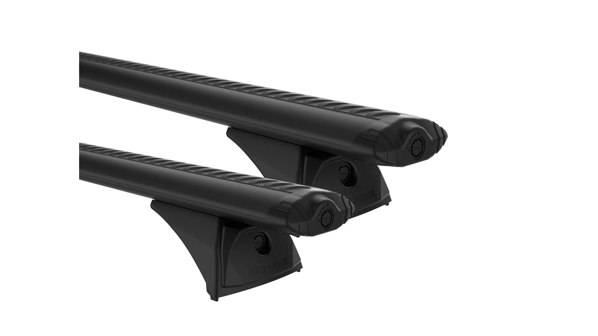 Rhino Rack JC-03052 Vortex RX300H Trackmount Black 2 Bar Roof Rack for Daihatsu Terios J100 5dr SUV with Bare Roof (1997 to 2005) - Track Mount
