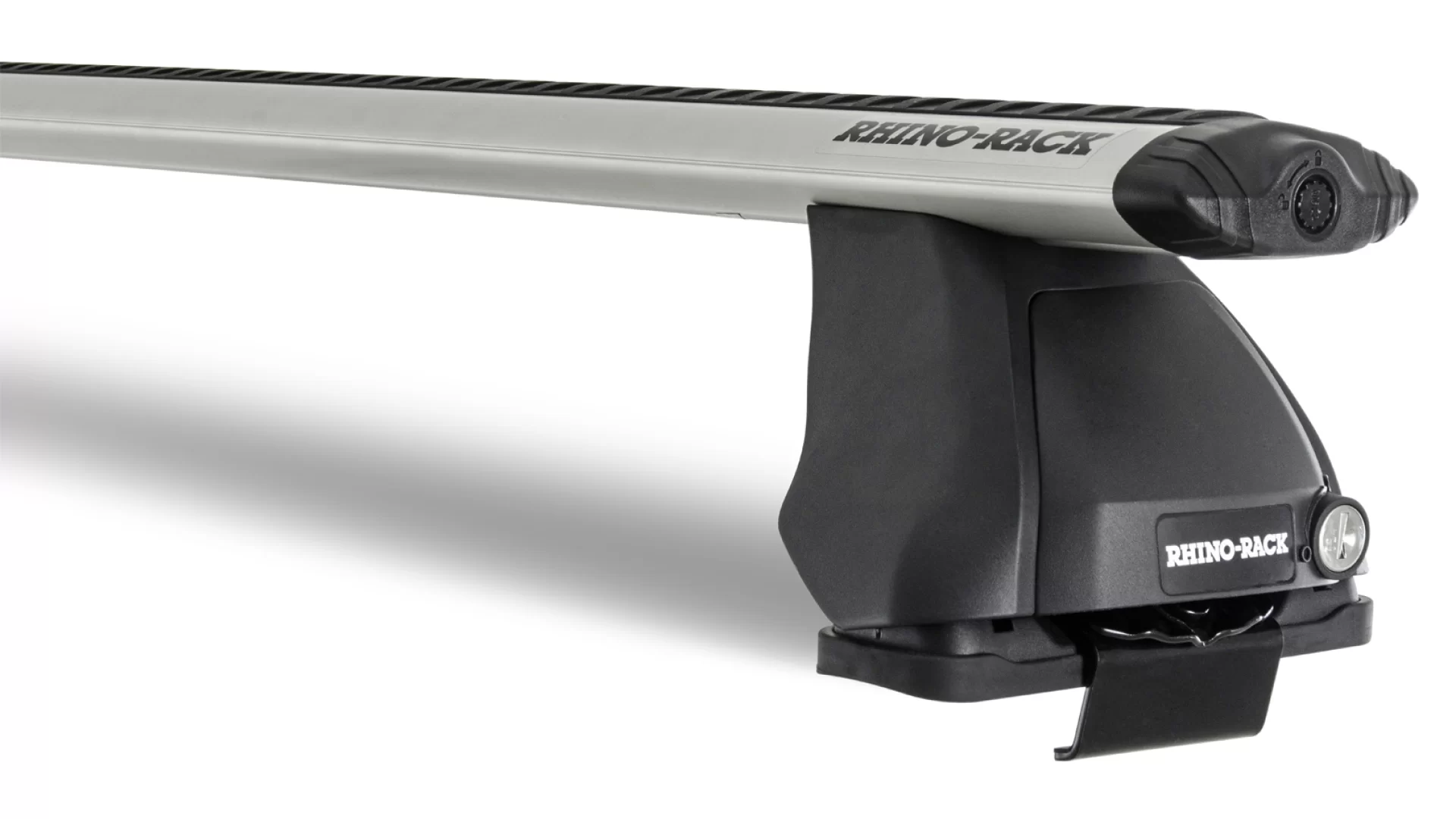 Rhino Rack JC-01538 Vortex 2500 Silver 1 Bar Front Roof Rack for Ford Ranger P703 2dr Super Cab Ute with Bare Roof (2022 onwards) - Clamp Mount