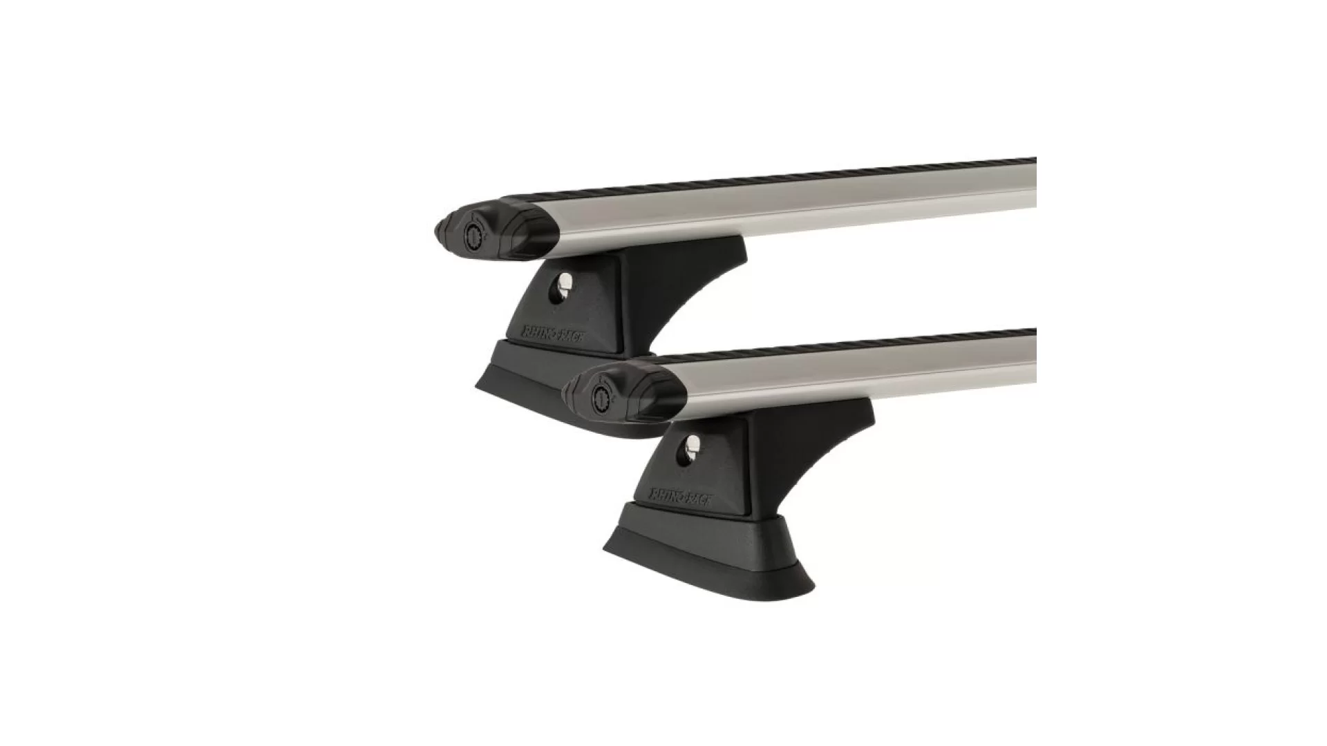 Rhino Rack JB0817 Vortex RCH Trackmount Silver 2 Bar Roof Rack for DAIHATSU Terios 5dr SUV with Bare Roof (1997 to 2005)