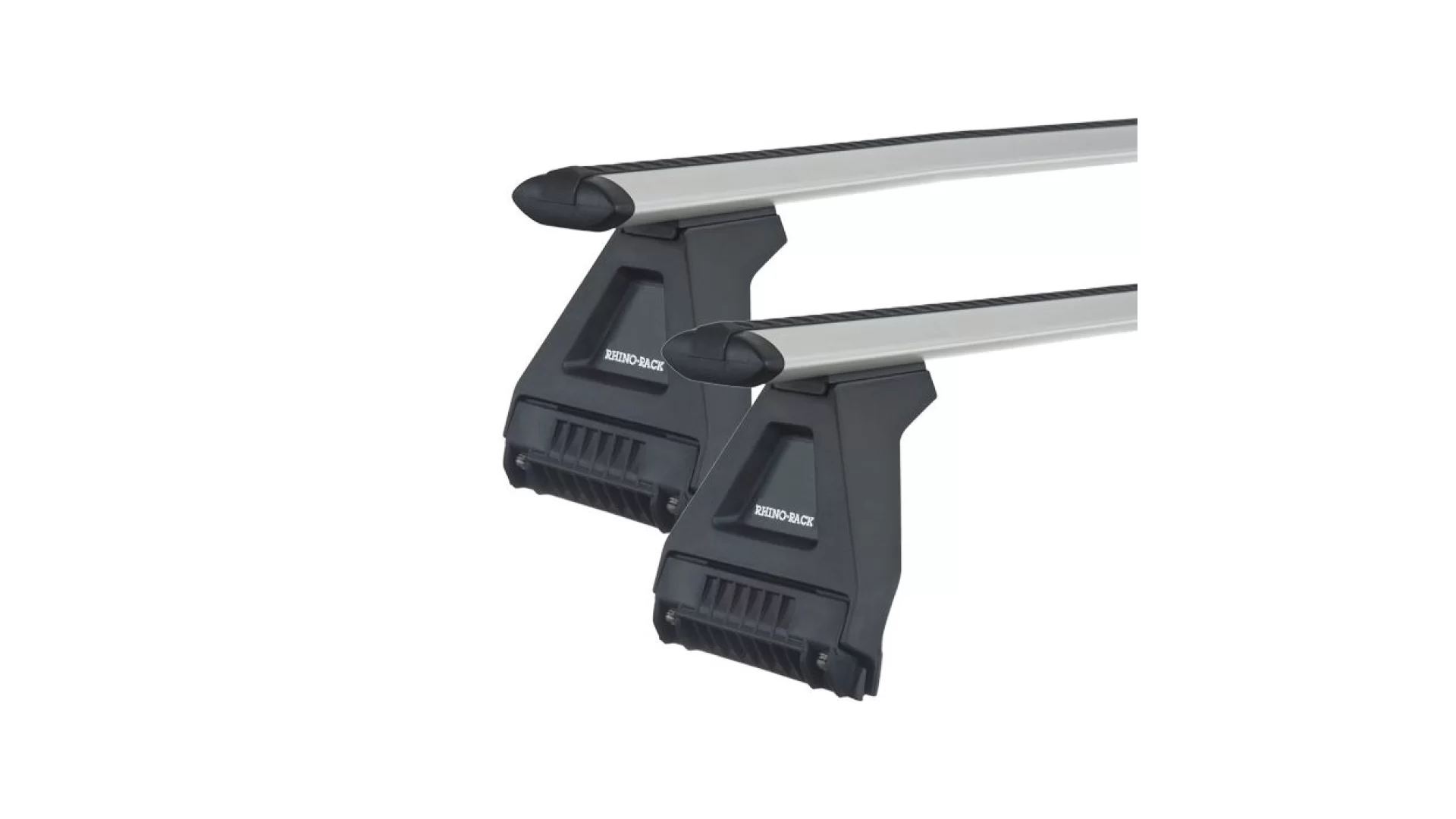 Rhino Rack JA2812 Vortex RL150 Silver 2 Bar Roof Rack for MAHINDRA Pikup 4dr Ute with Rain Gutter (2007 onwards)