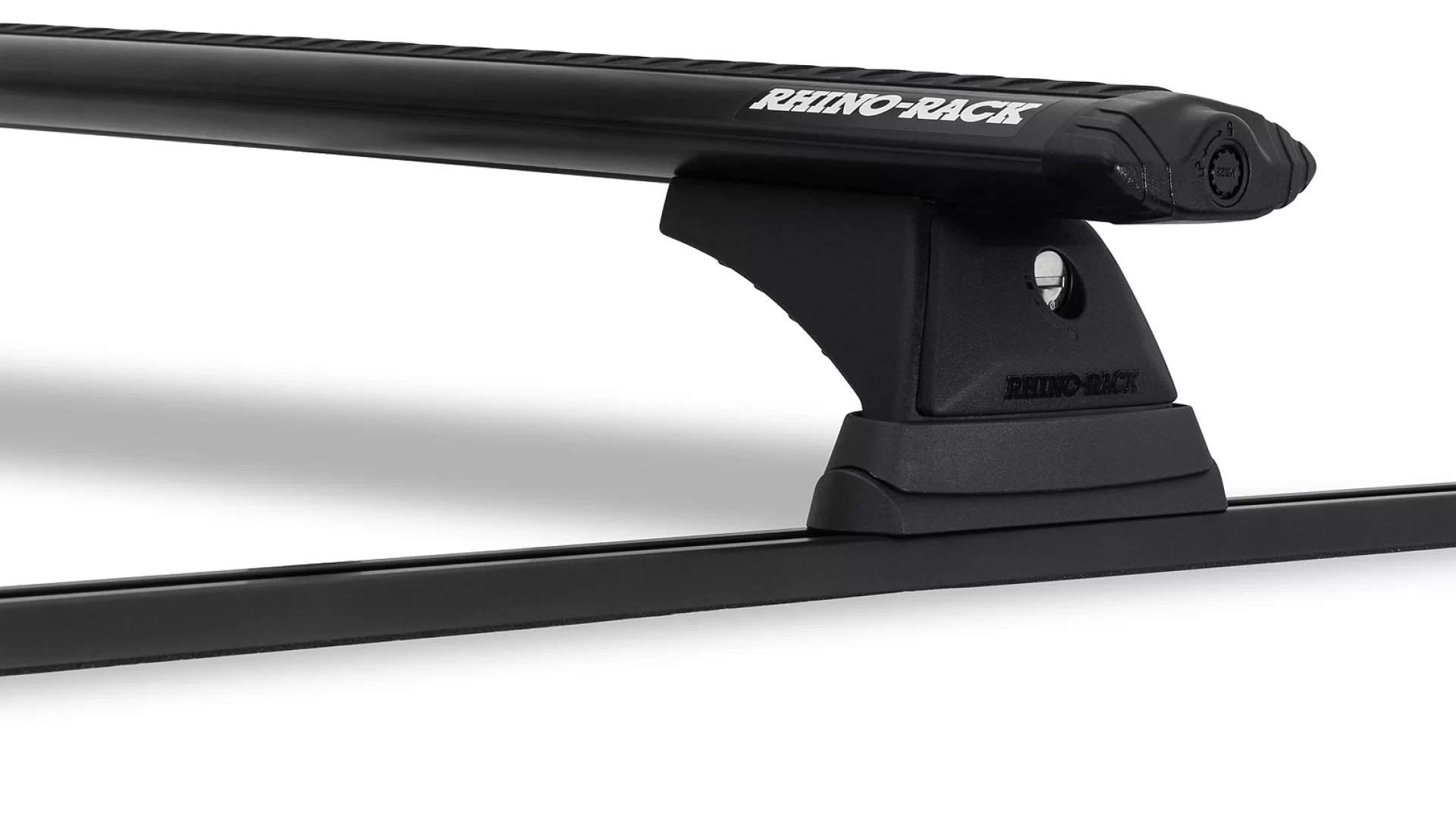 Rhino Rack JB0818 - Vortex RCH Trackmount Black 2 Bar Roof Rack for DAIHATSU Terios 5dr SUV from 1997
