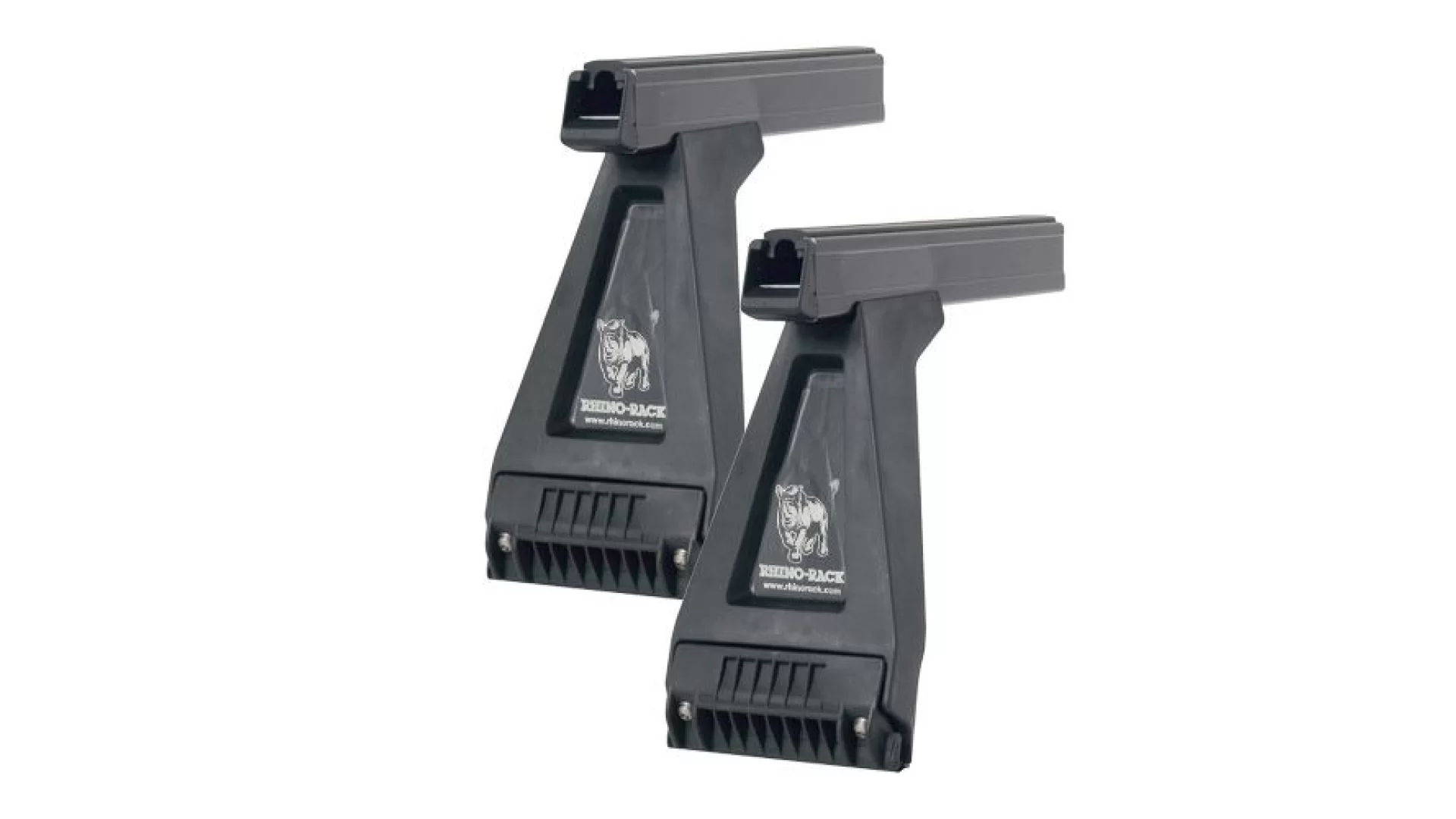 Rhino Rack JA0637 Heavy Duty RL210 Black 2 Bar Roof Rack for MITSUBISHI Walkthrough 2dr Van with Rain Gutter (1994 onwards)