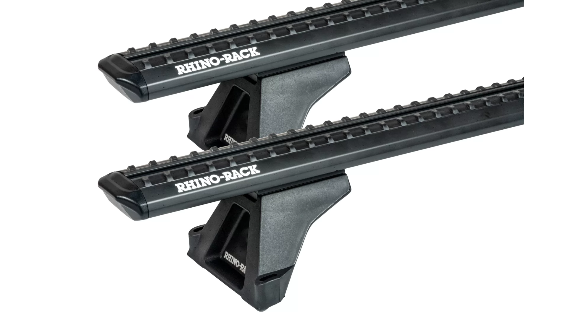 Rhino Rack JC-04400 Sportz RLTF Trackmount Black 2 Bar Roof Rack for Jeep Grand Cherokee ZG-ZJ 5dr SUV with Bare Roof (1996 to 1999) - Track Mount