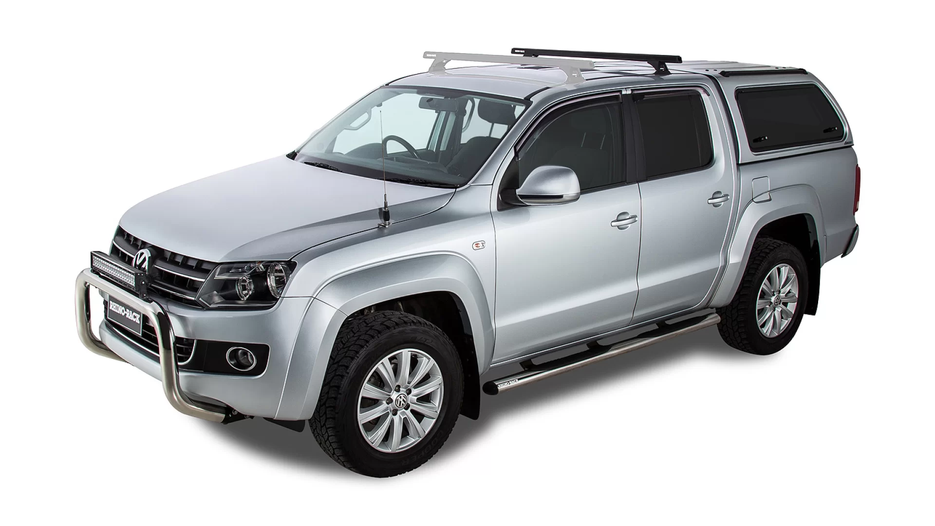 Heavy Duty RCH Black 1 Bar Roof Rack (Rear) | Rhino-Rack