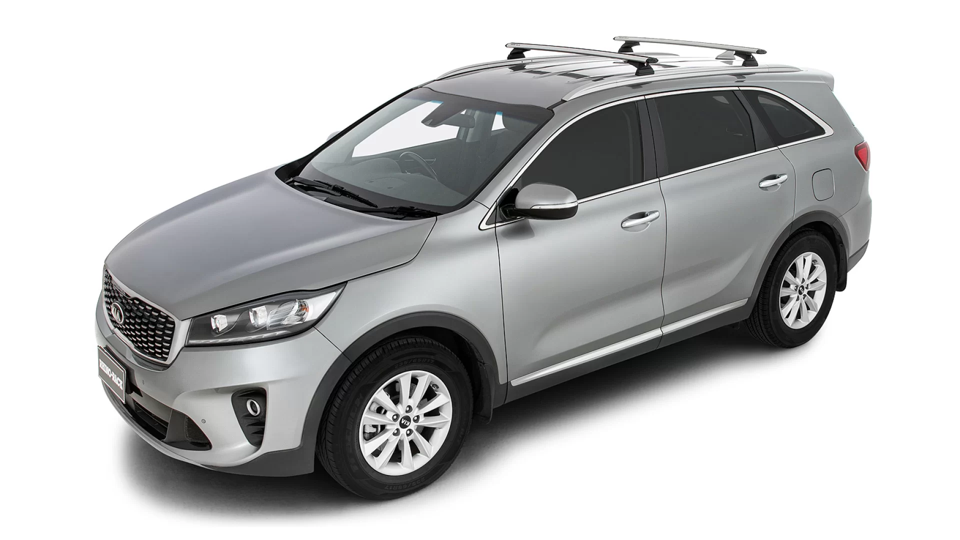 Rhino Rack JC-00015 - Vortex RCL Silver 2 Bar Roof Rack for KIA Sorento 5dr SUV from 2015