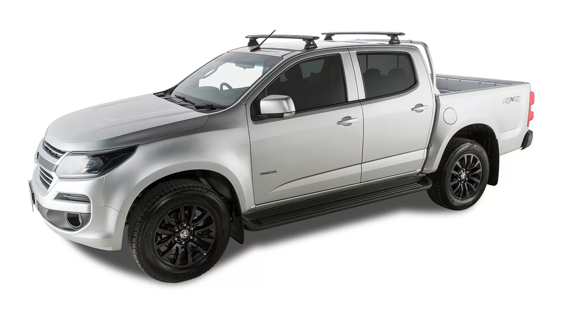 Vortex RLT600 Ditch Mount Black 2 Bar Roof Rack | Rhino-Rack