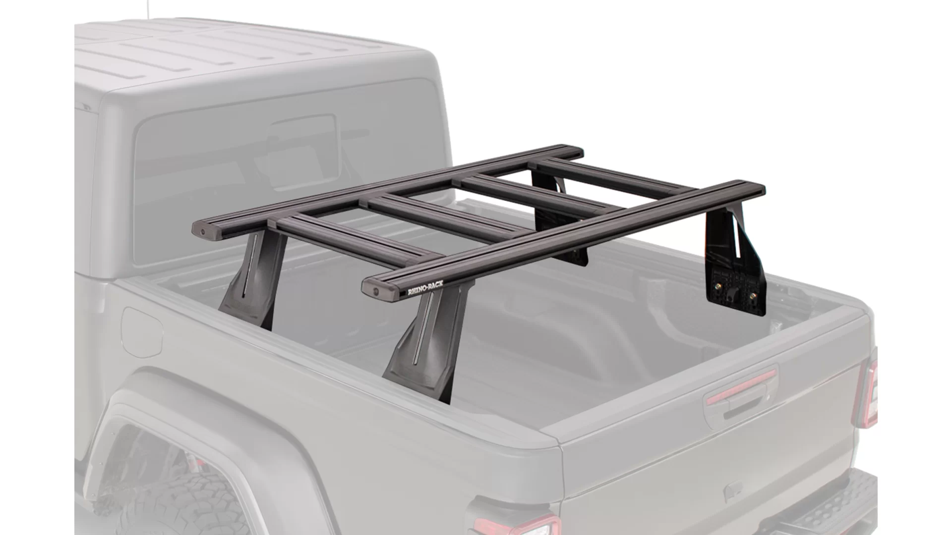 Rhino Rack JC-01586 Reconn-Deck 2 Bar Ute Tub System with 4 NS Bars for Ford Ranger PX/PX2/PX3 4dr Ute Dual Cab 2011 - 2022
