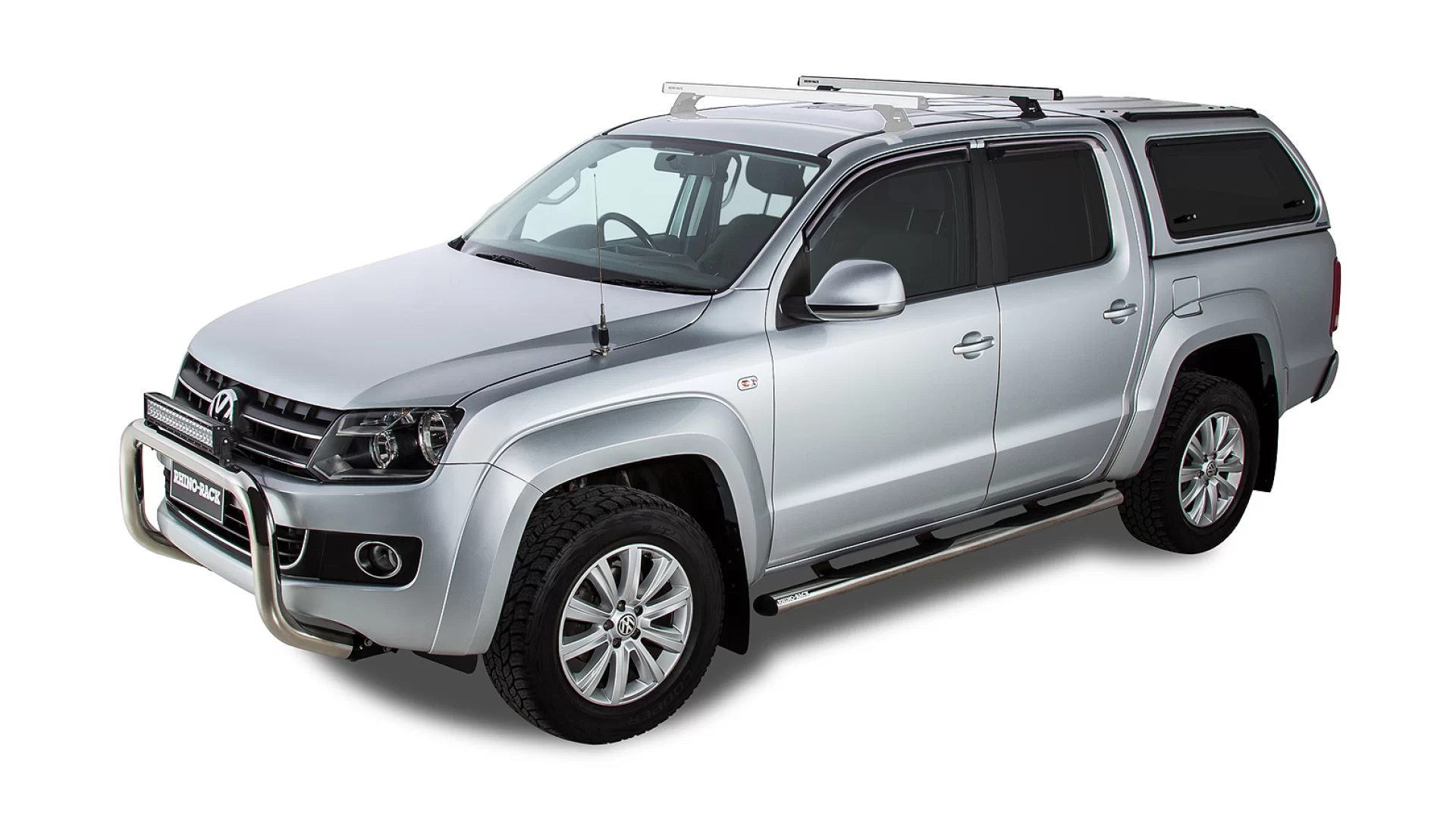 Heavy Duty RCH Silver 1 Bar Roof Rack (Rear) | RHino-Rack