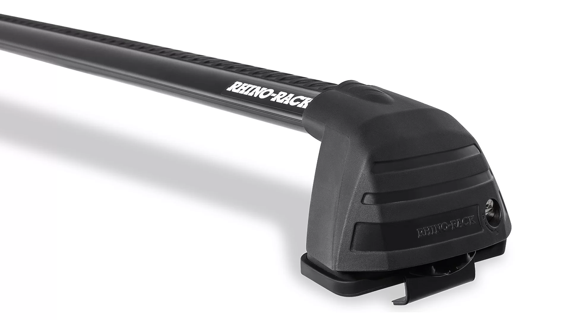 Rhino Rack RV0214B Vortex ROC25 Flush Black 2 Bar Roof Rack for Kia Cerato TD 4dr Sedan with Bare Roof (2009 to 2013) - Clamp Mount