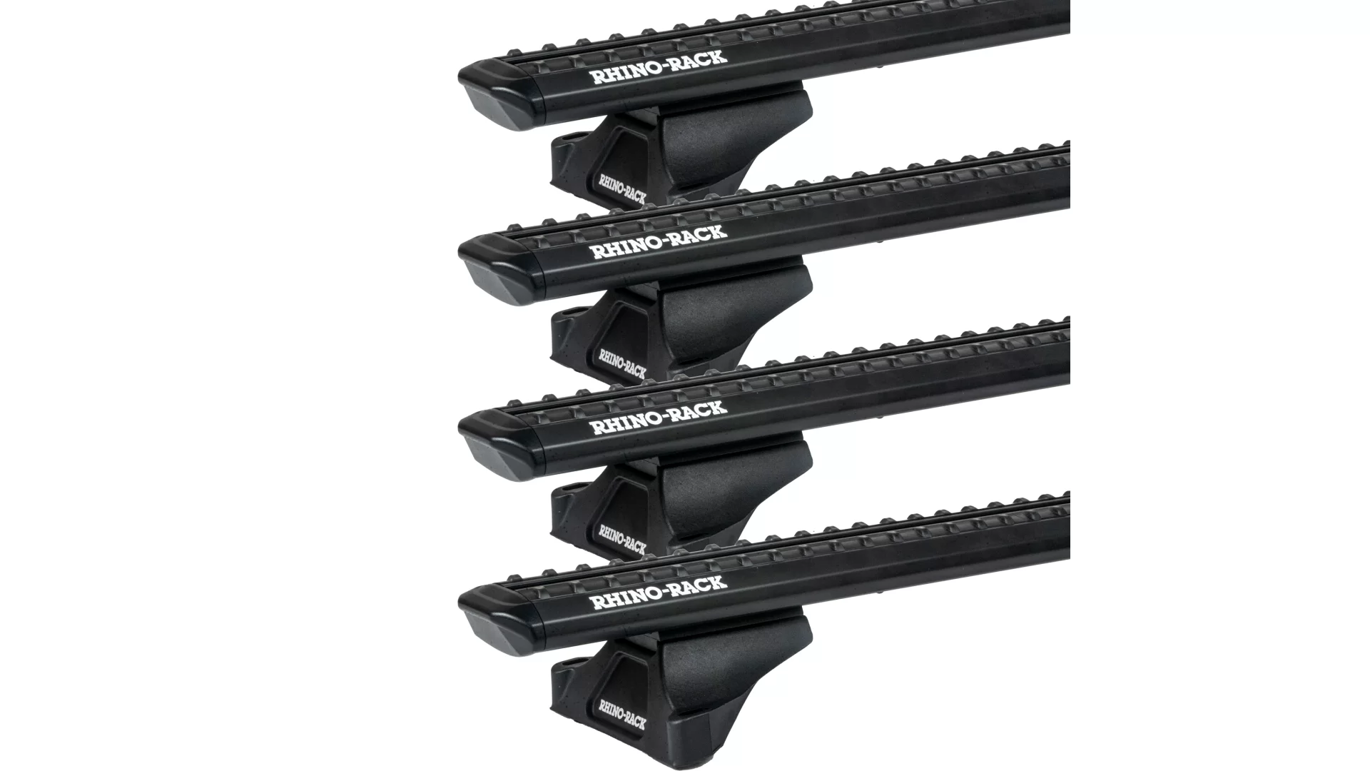 Rhino Rack JC-05082 Sportz RLTP Black 4 Bar Roof Rack for Renault Master X62 4dr LWB High Roof with Factory Mounting Point (2011 onwards) - Factory Point Mount