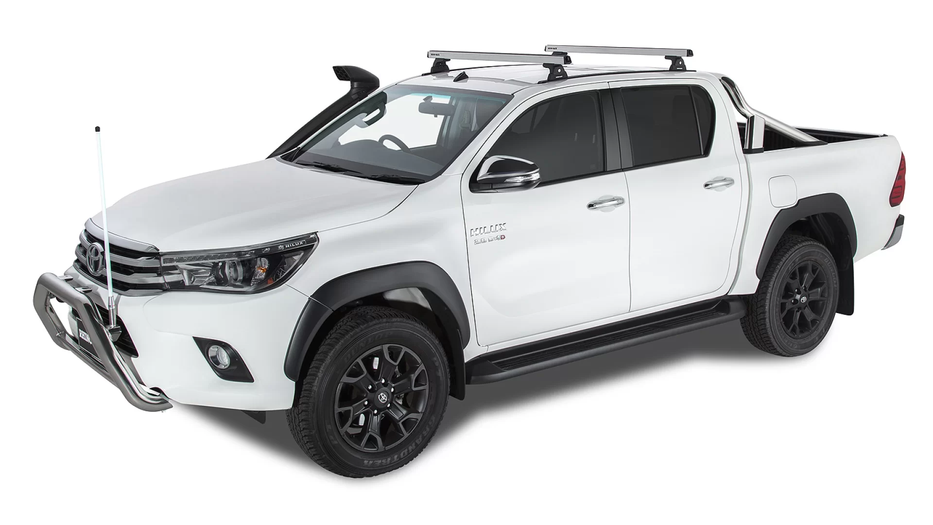 Heavy Duty RLT600 Silver 2 Bar Roof Rack | Rhino-Rack