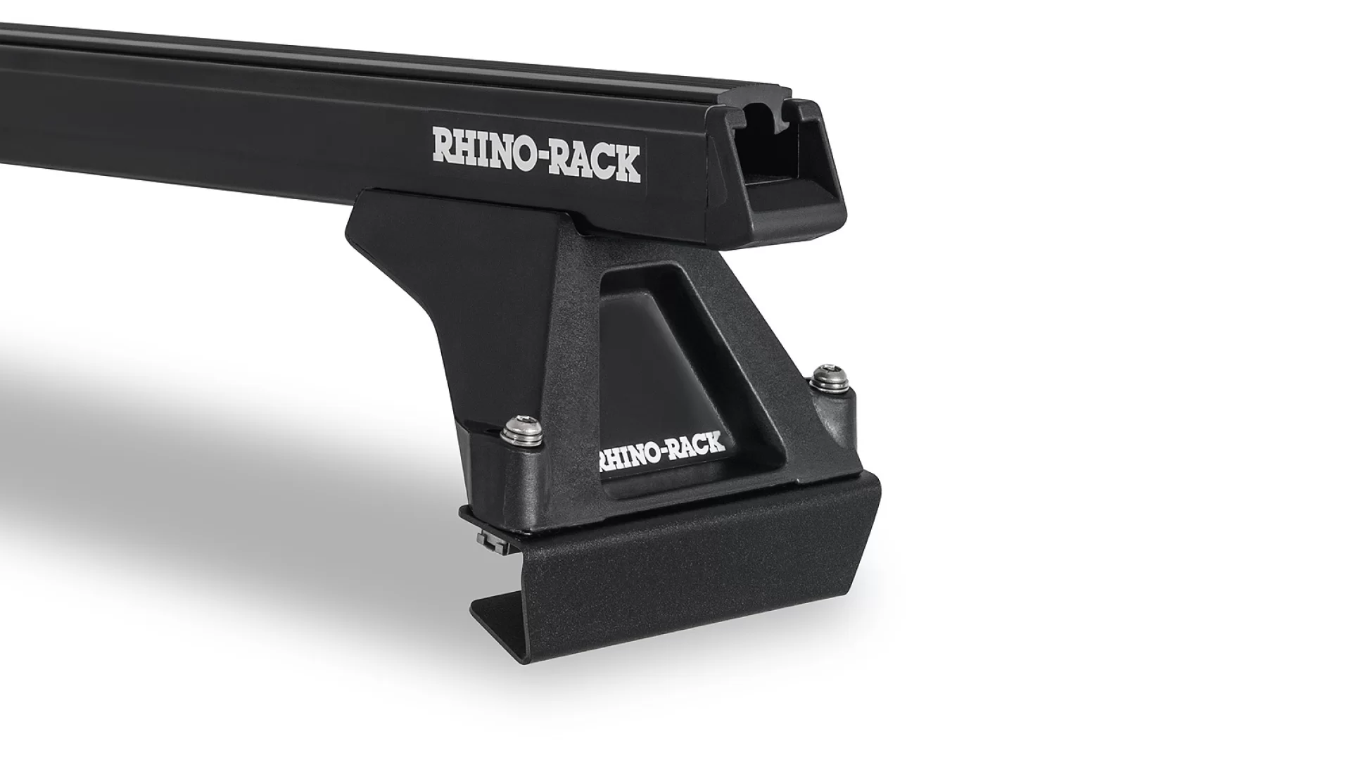 Rhino Rack JA1020 - Heavy Duty RLTF Black 2 Bar Roof Rack for ISUZU F-Series 2dr 4dr Truck from 1986
