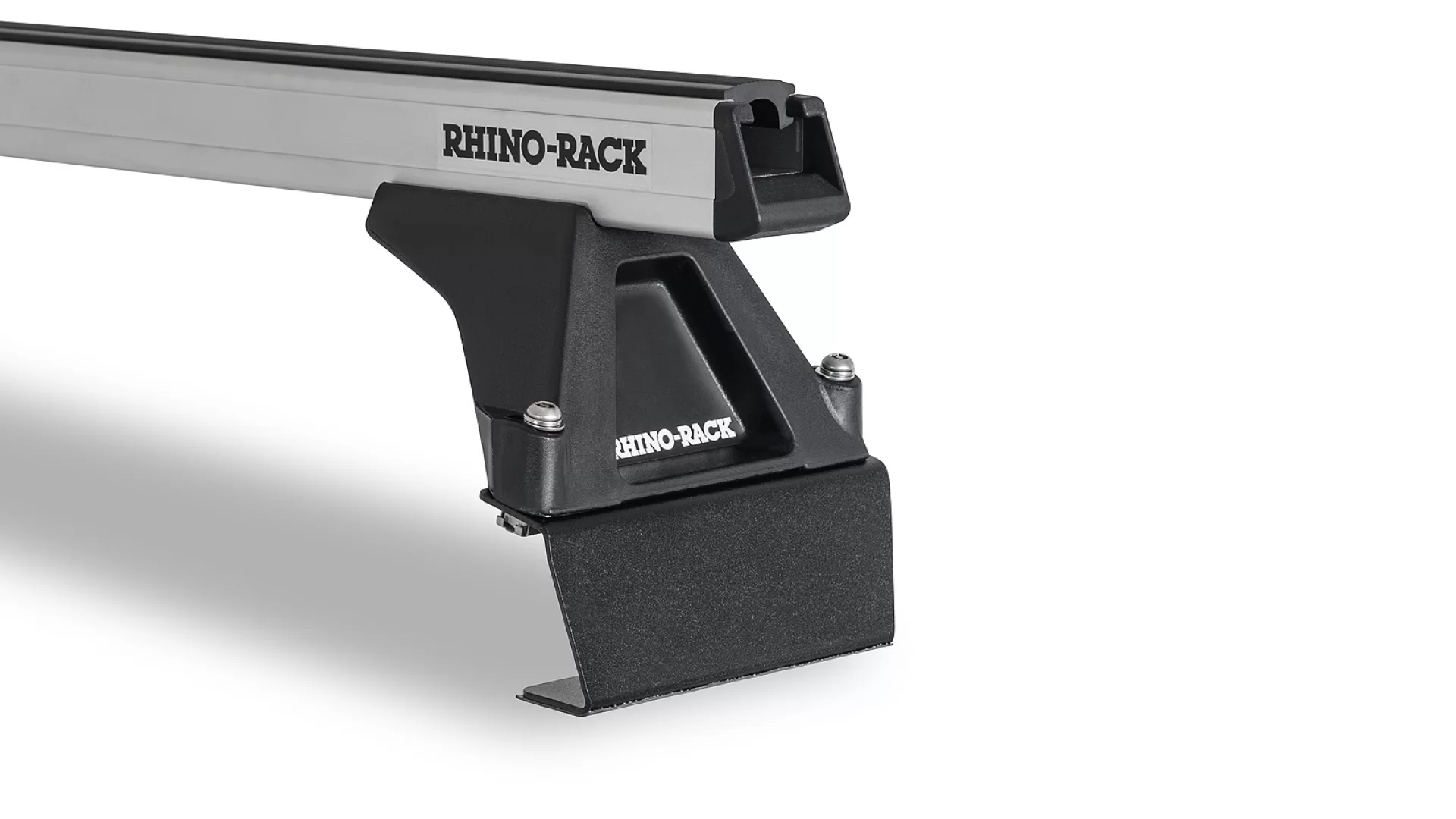 Rhino Rack JA1029 - Heavy Duty RLTF Silver 2 Bar Roof Rack for ISUZU F-Series 2dr 4dr Truck from 1986