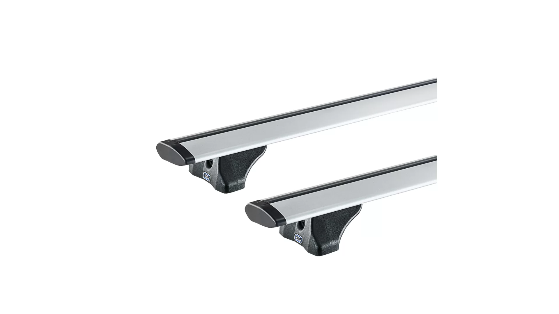 CRUZ Airo FIX Silver 2 Bar Roof Rack for MG EHS PHEV 5dr SUV with Flush Roof Rail (2018 onwards) - Flush Rail Mount