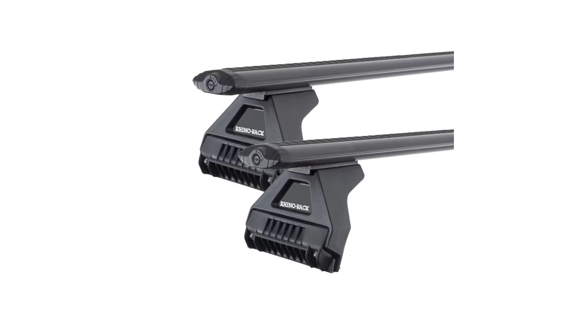 Rhino Rack JA2112 Vortex RL110 Black 2 Bar Roof Rack for SUZUKI Carry 2dr Van with Bare Roof (1999 to 2005)