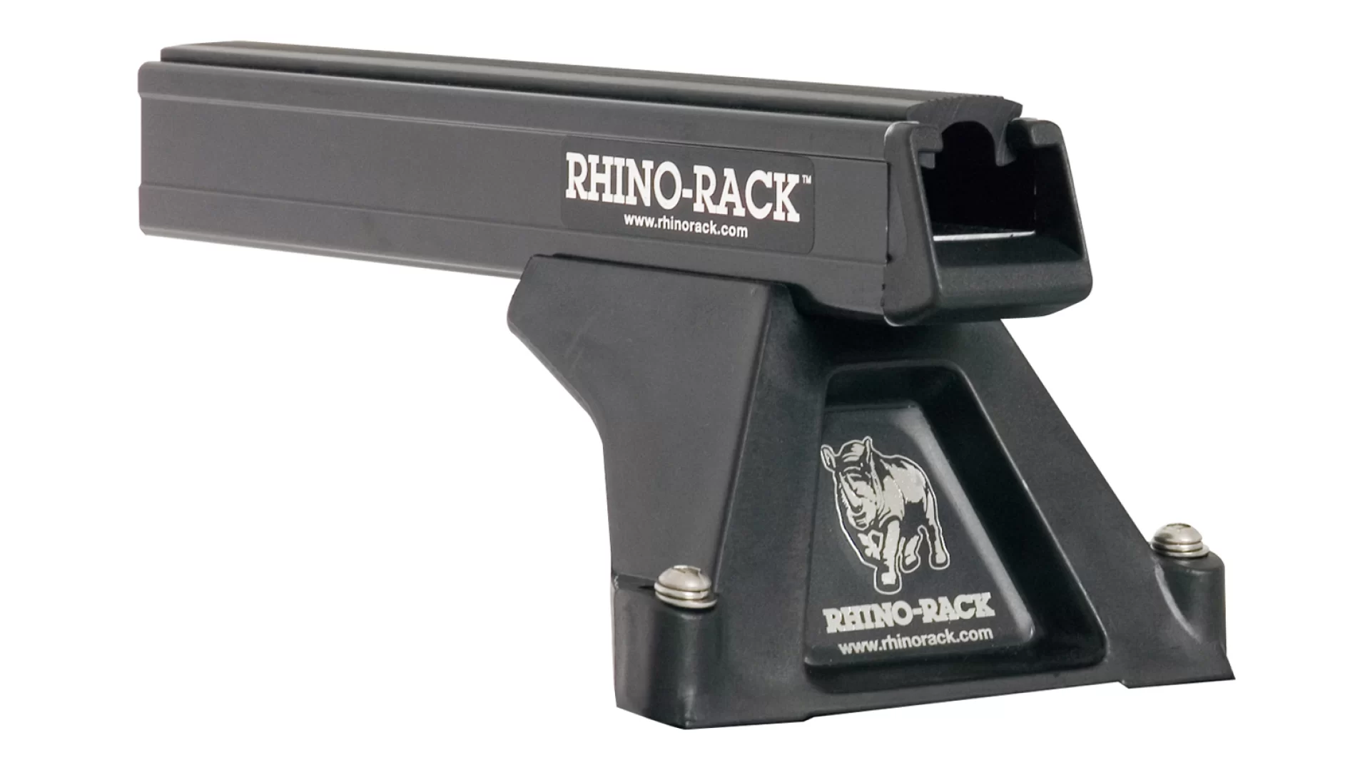 Rhino Rack JA0984 Heavy Duty RLTF Black 4 Bar Roof Rack for Mercedes Benz Sprinter NCV3 4dr SWB Low Roof with Bare Roof (2006 to 2018) - Factory Point Mount