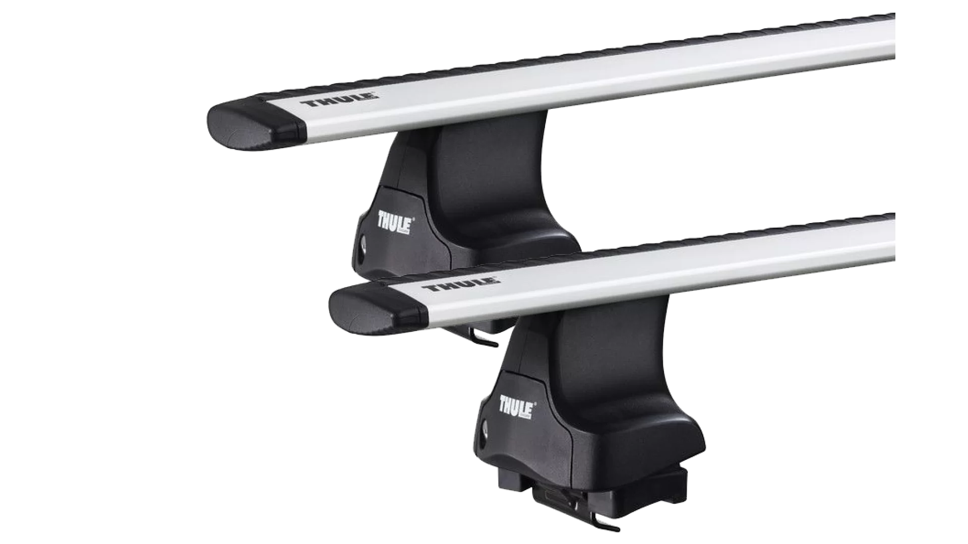 Thule 754 WingBar Evo Silver 2 Bar Roof Rack for Daihatsu Altis 4dr Sedan with Bare Roof (2001 to 2006) - Clamp Mount