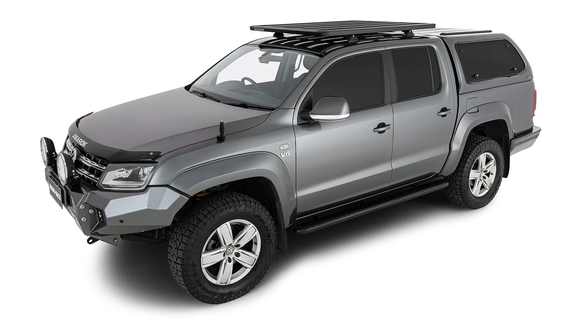Rhino Rack JB1048 - Pioneer Platform (1528mm x 1236mm) with RCH Legs for VOLKSWAGEN Amarok 4dr 4dr Ute from 2011